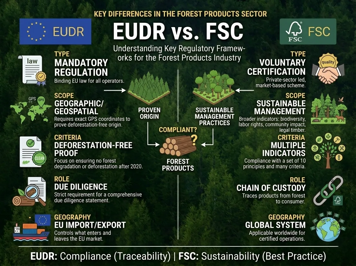 EUDR vs FSC