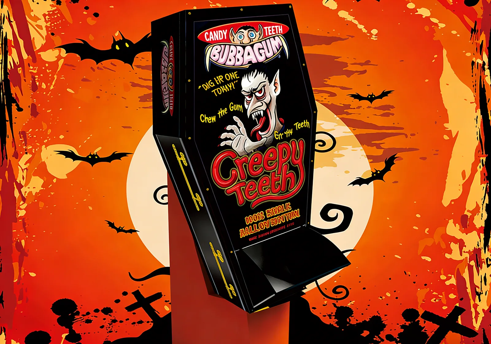 Custom Halloween POS Cardboard Displays Eco Friendly by Kingwin