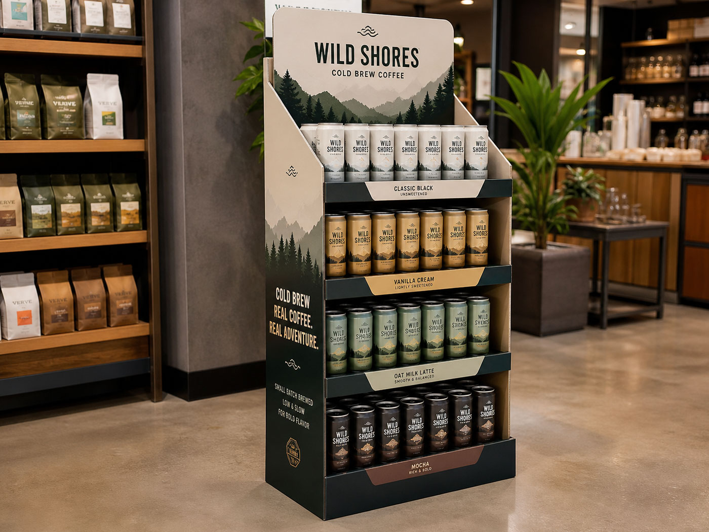 RTD Coffee & Tea display solutions