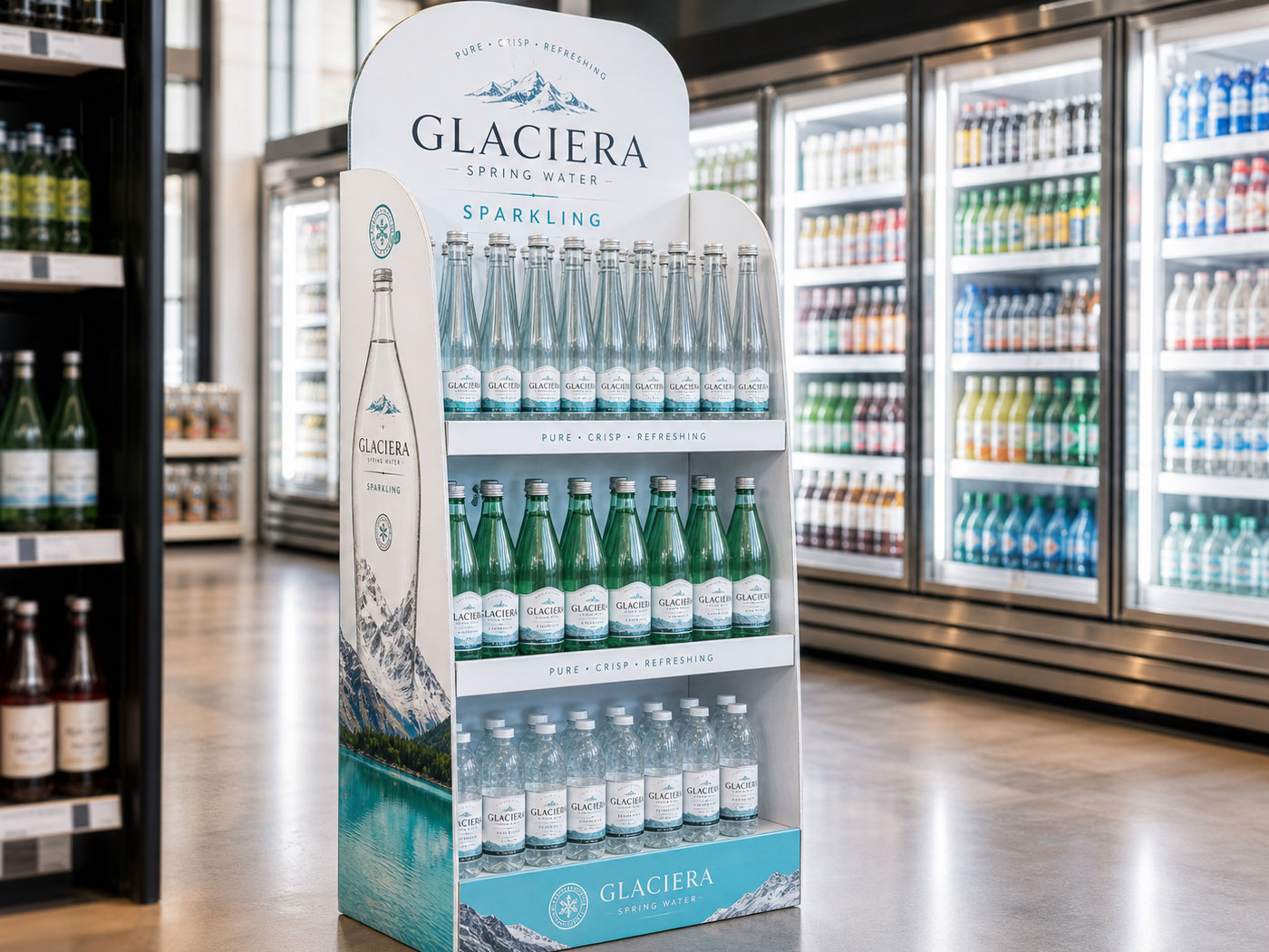 Water & Enhanced Water display solutions