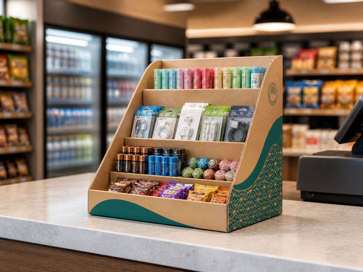 Counter Display for Convenience Store