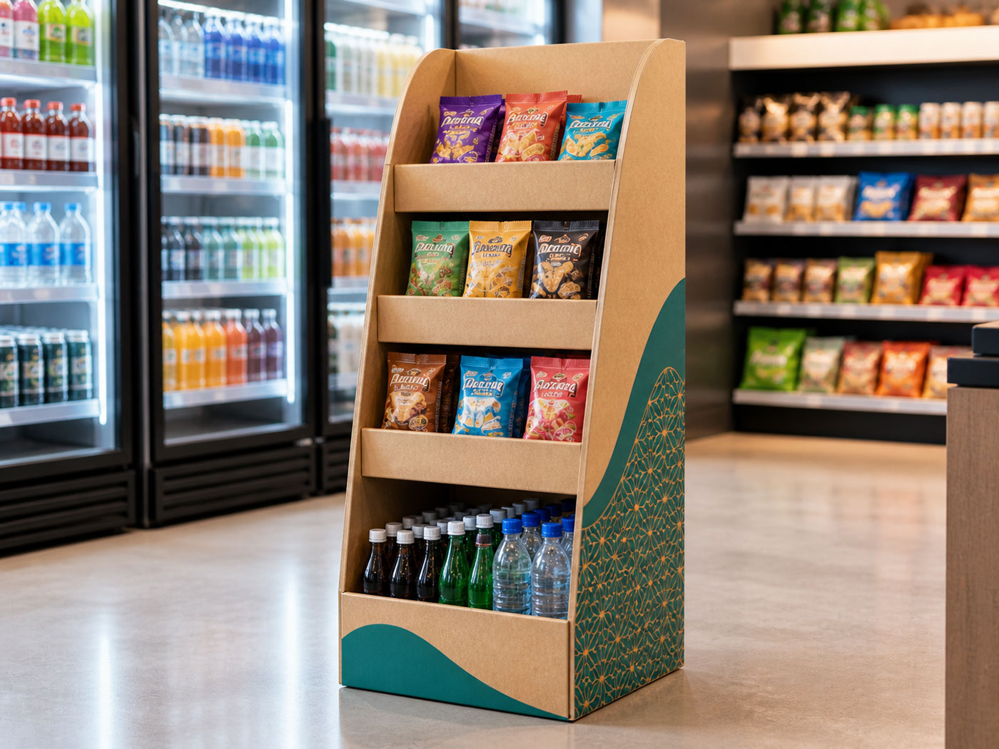Floor Display for Convenience Store