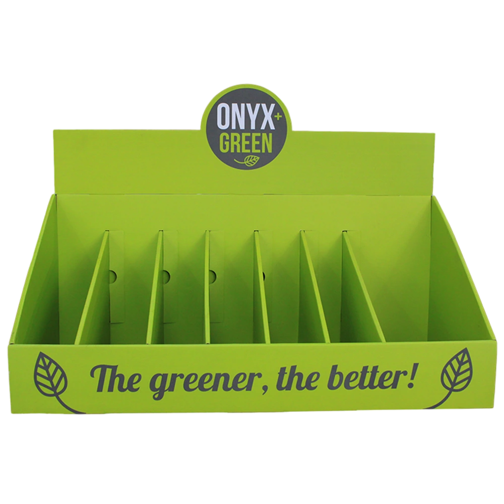 Custom Kraft Paper Multi Compartment Countertop Display