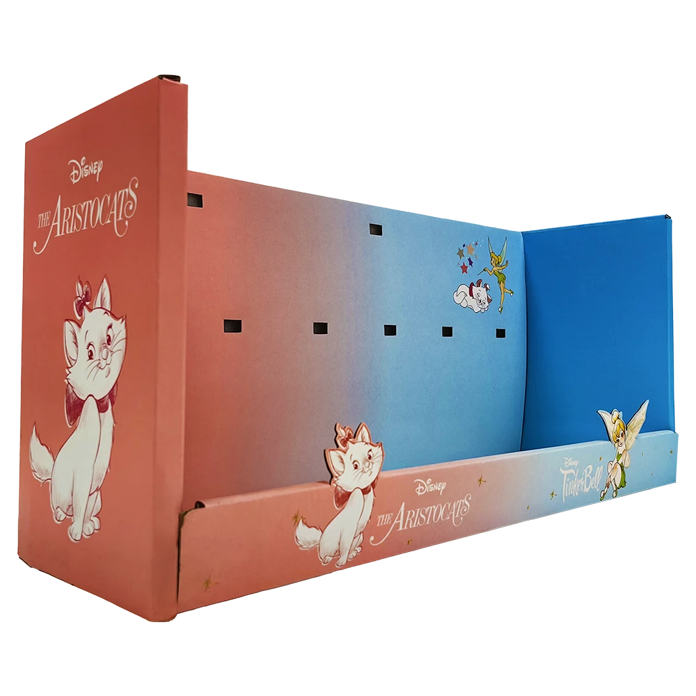 Custom Printed Corrugated Counter Display Unit (CDU) with Peg Hooks