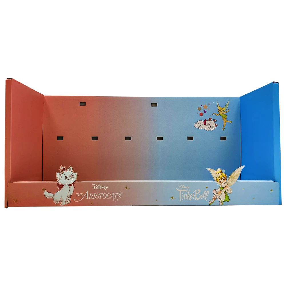 Recycled Corrugated Cardboard Hook Display Stand