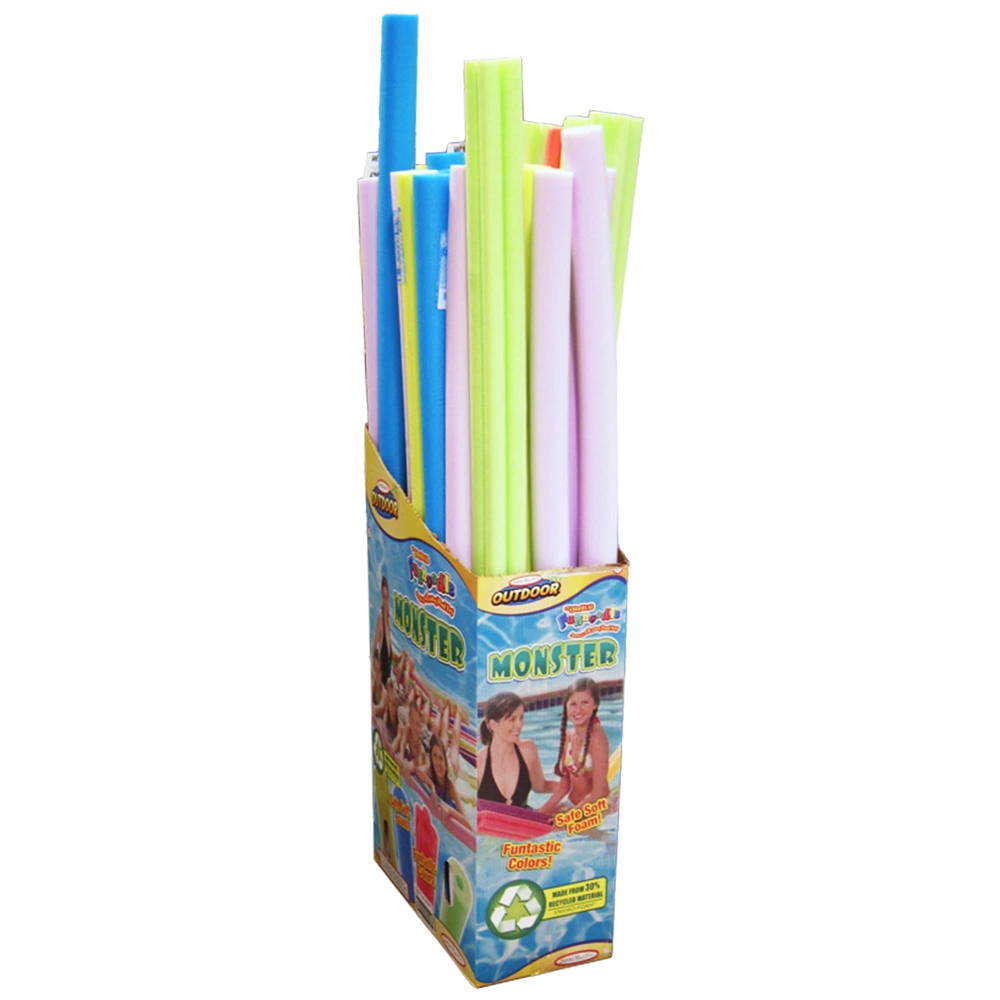 Corrugated Floor Display Bin for Vertical Merchandise