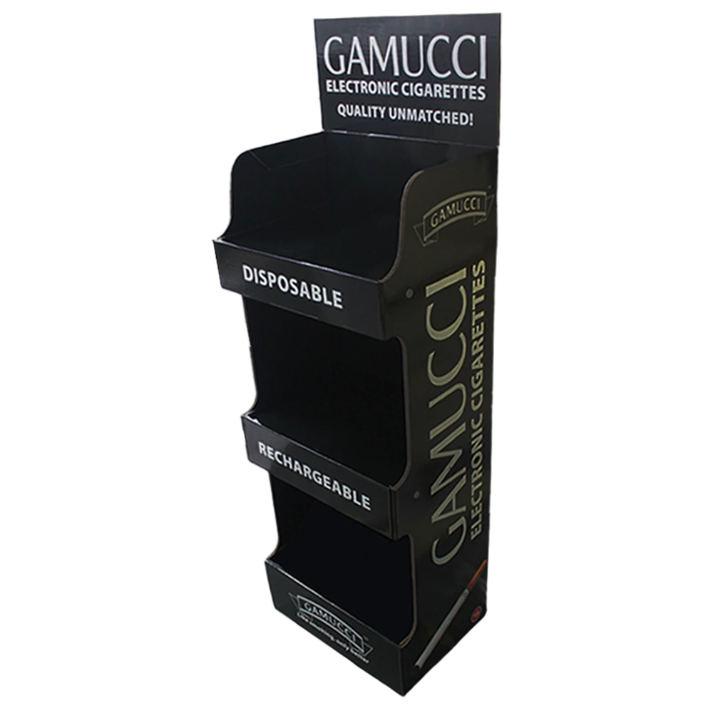 3 Shelf Point of Sale Merchandising Stand for Electronic Cigarettes