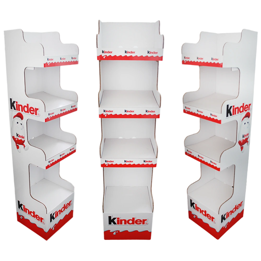 Cardboard Shelf Display for Chocolate