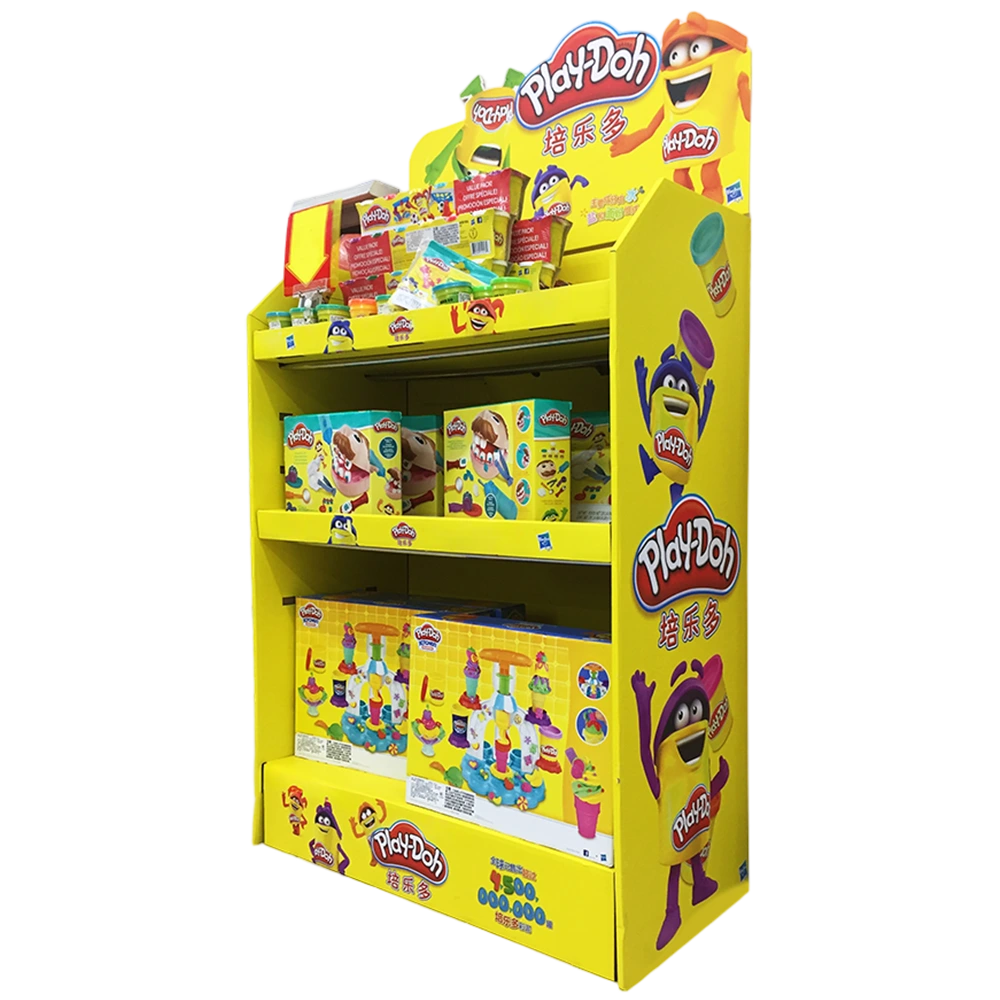 Corrugated Floor Display Stand for Creative Kids' Toys