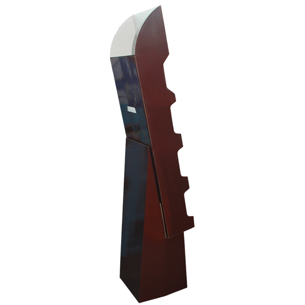 Free Standing Display Unit with Arched Header Design