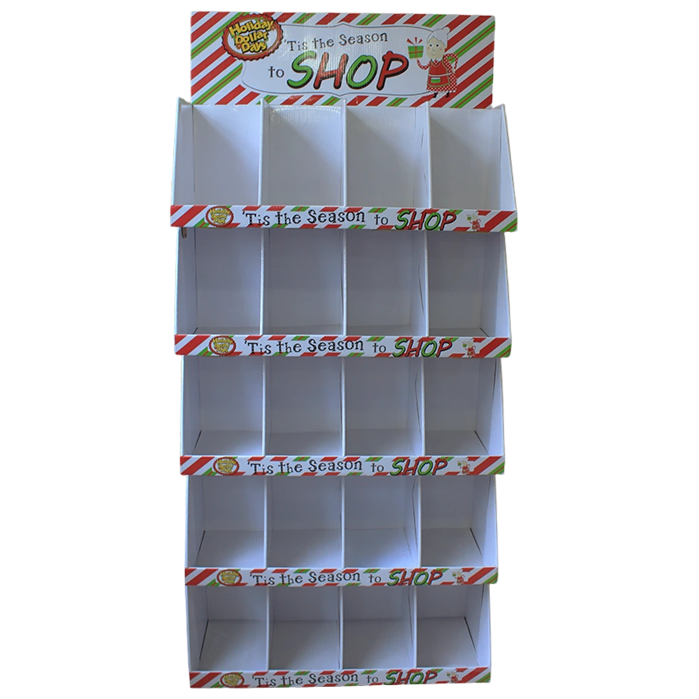 Holiday SeasonCorrugated Floor Display Stand