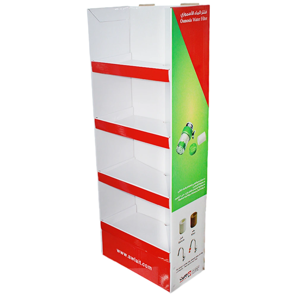 POS Cardboard Floor Display Stand