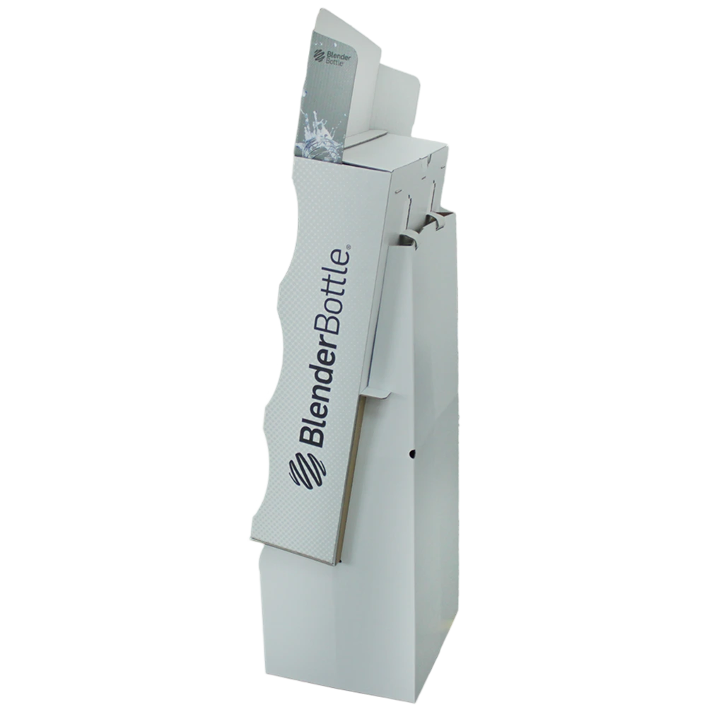 Retail Point of Purchase Floor Display Unit with Header Card