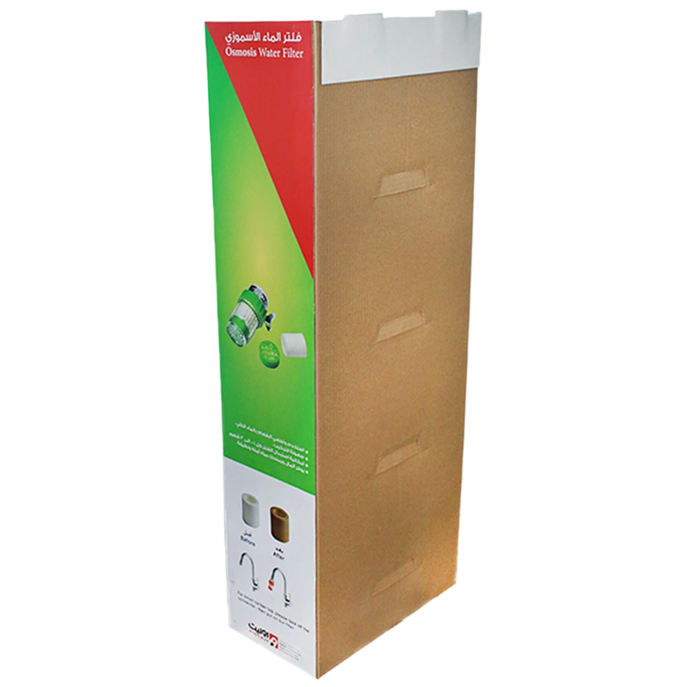 Vertical Shelf Ready Packaging Display for Health & Wellness Products