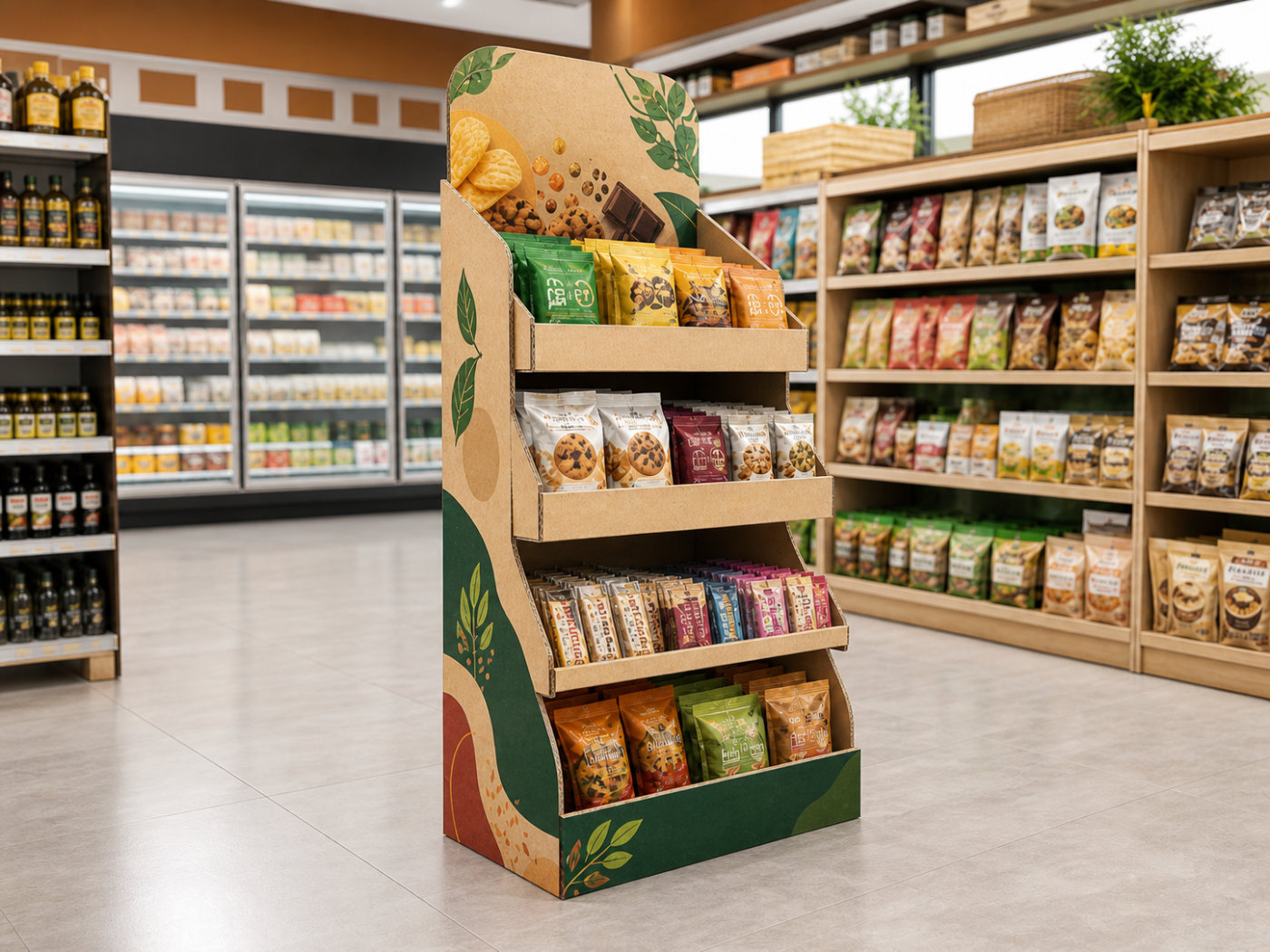 Cardboard Food Displays
