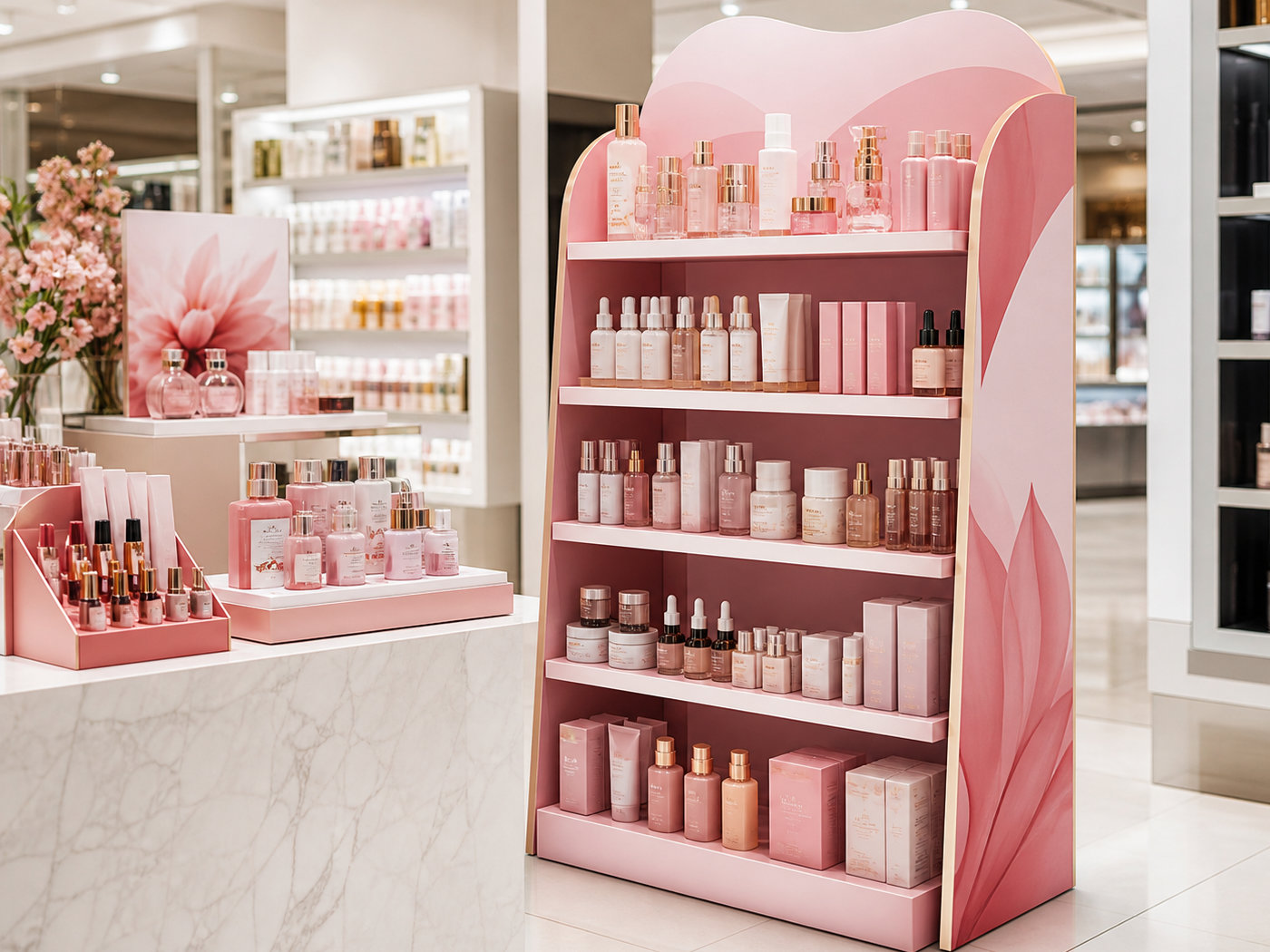 Custom Cardboard Health & Beauty Displays