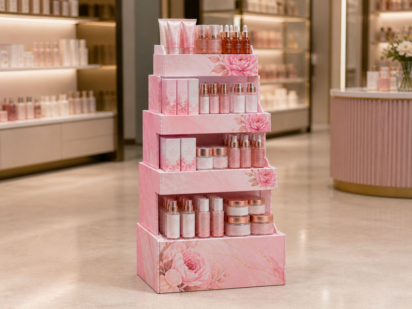 Multi-Tier Floor Display