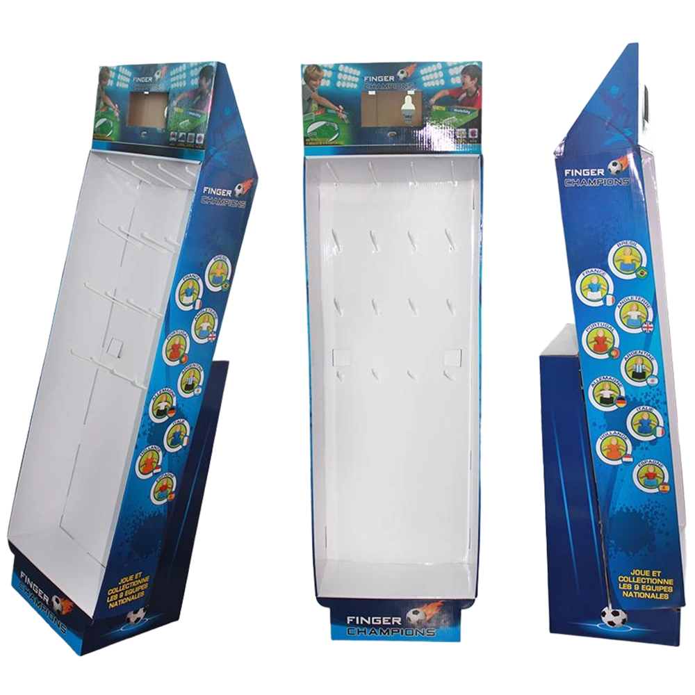Free Standing Cardboard Hook Merchandising Display