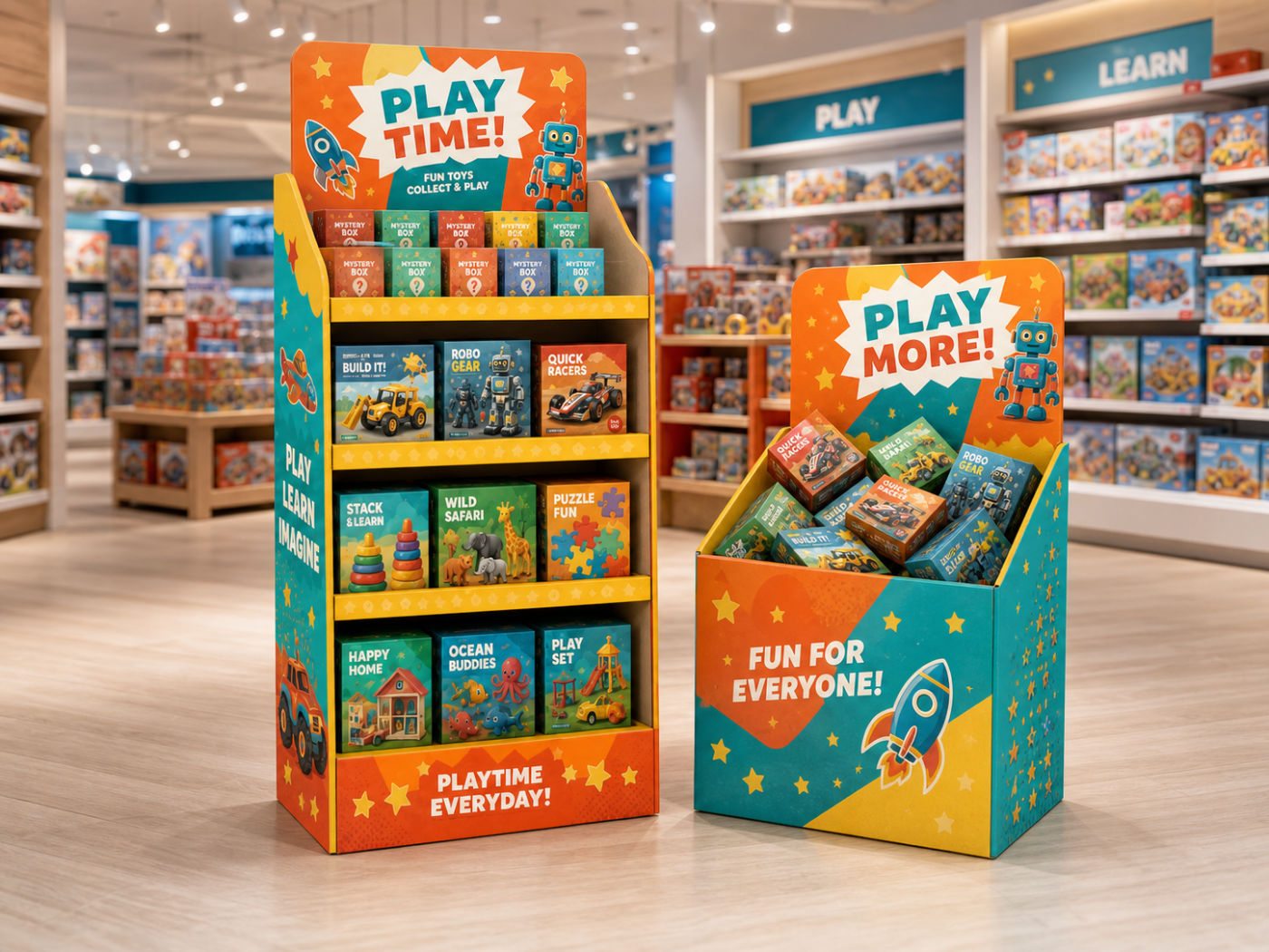 Custom Toy Cardboard Displays