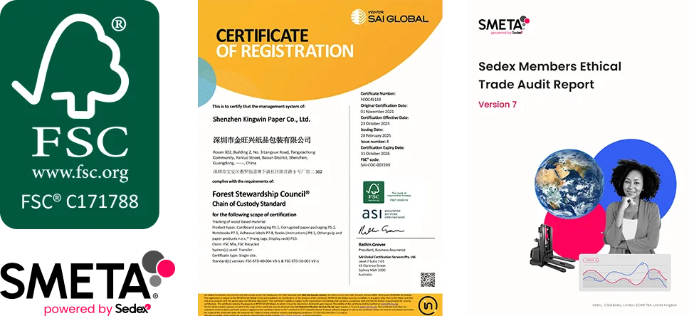 Kingwin FSC smeta certification