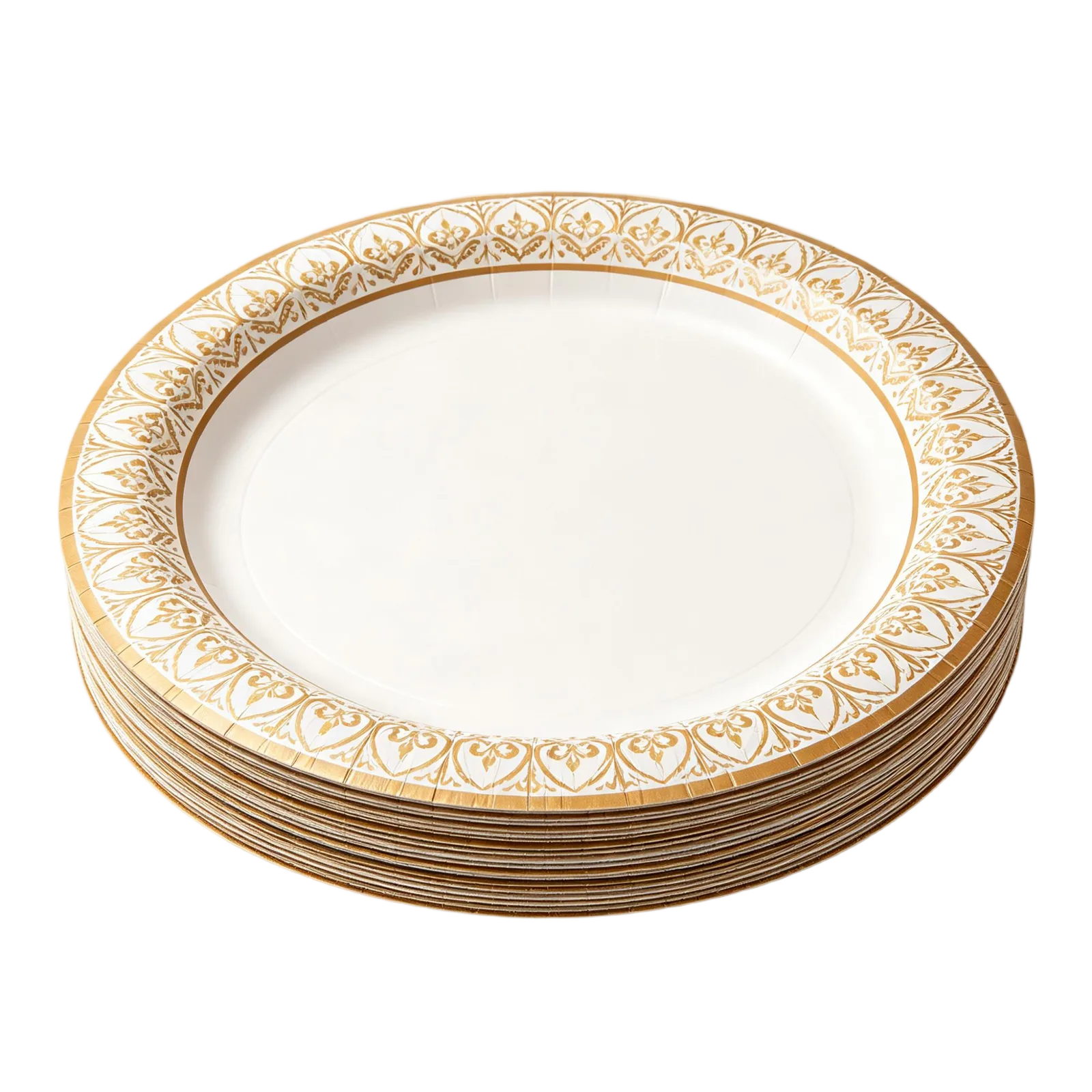 12 Inch Paper Plates Extra Large Disposable Serving Plates for Buffet and Catering