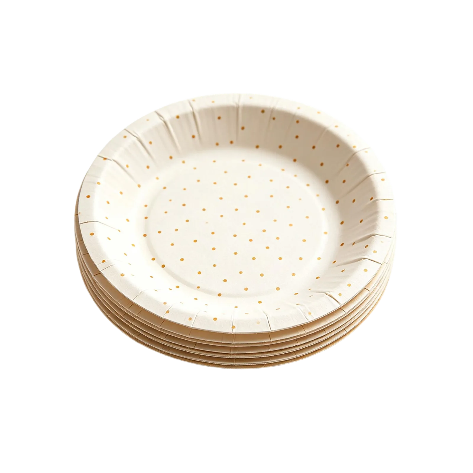 5 Inch Paper Plates Mini Dessert and Sampling Plates for Parties Bakery and Catering