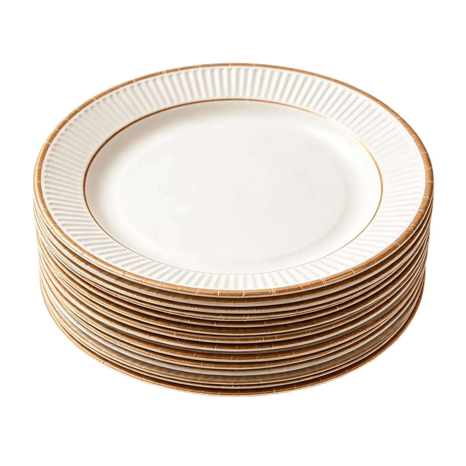 9 Inch Paper Plates Disposable Dinner Plates for Restaurants Parties and Catering