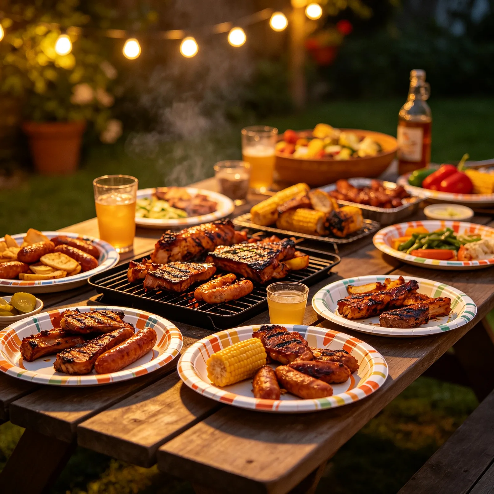 Outdoor BBQ Parties & Easy Cleanup