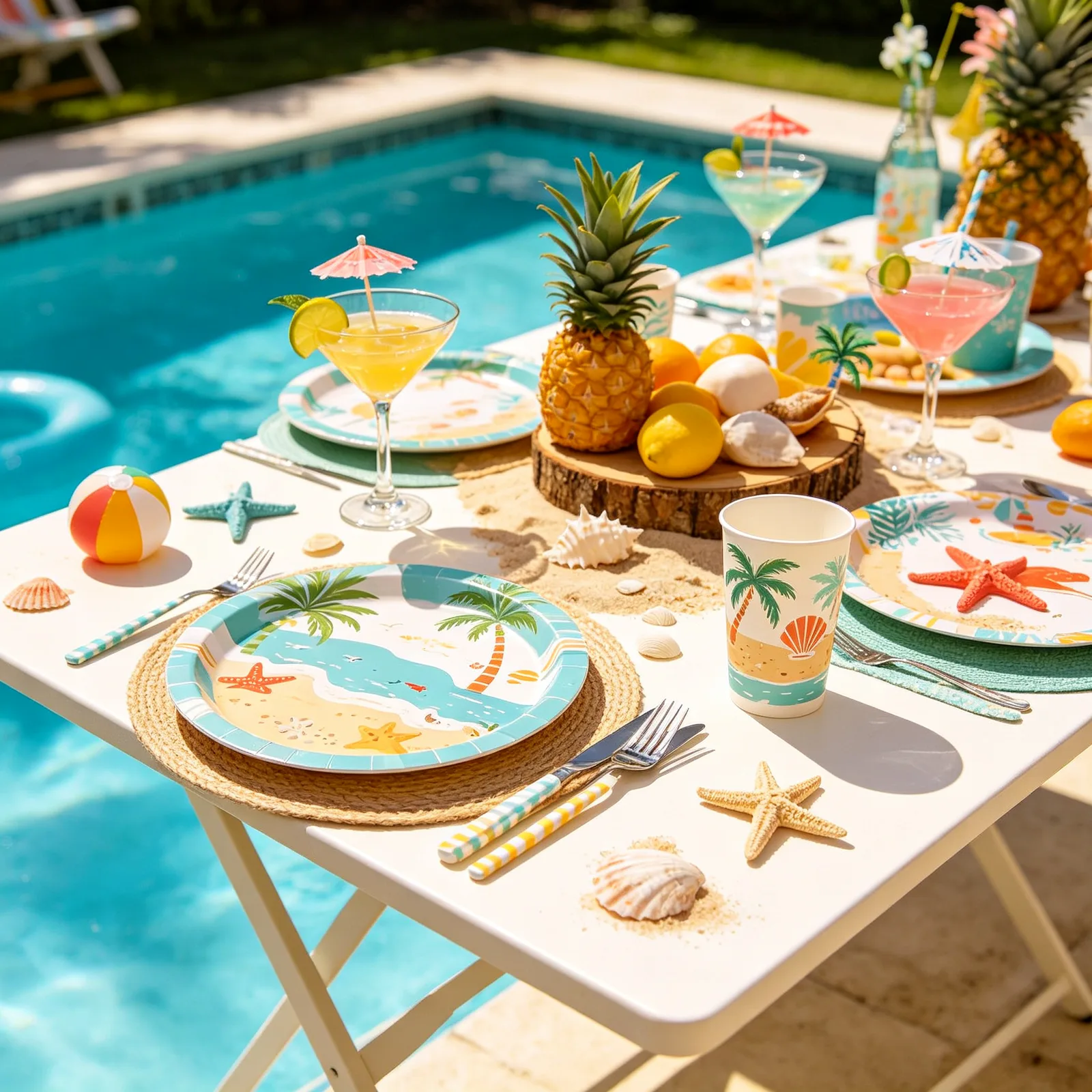 Poolside & Beach-Themed Parties