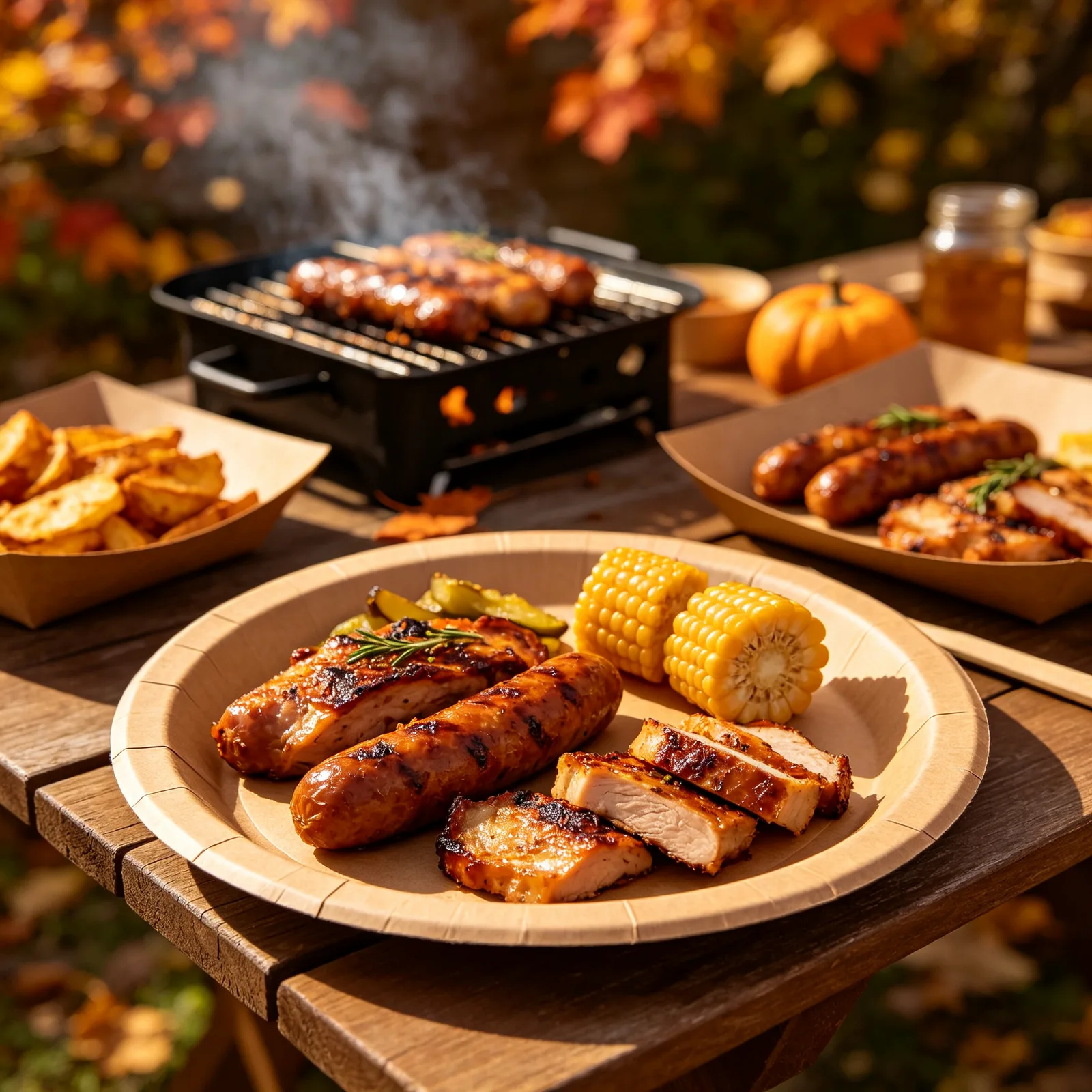 Autumn Barbecues & Rustic Cookouts