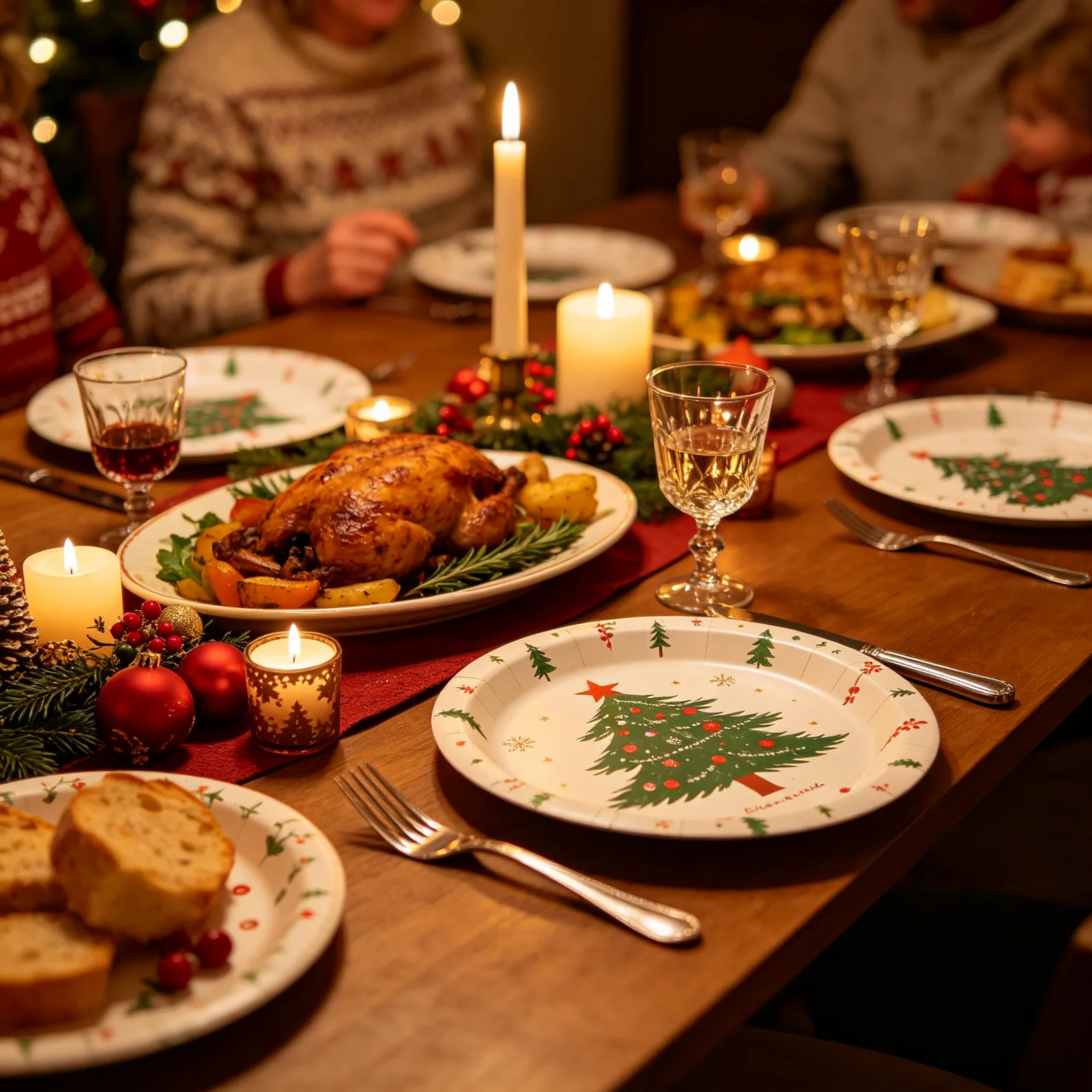Christmas Dinner Table Settings