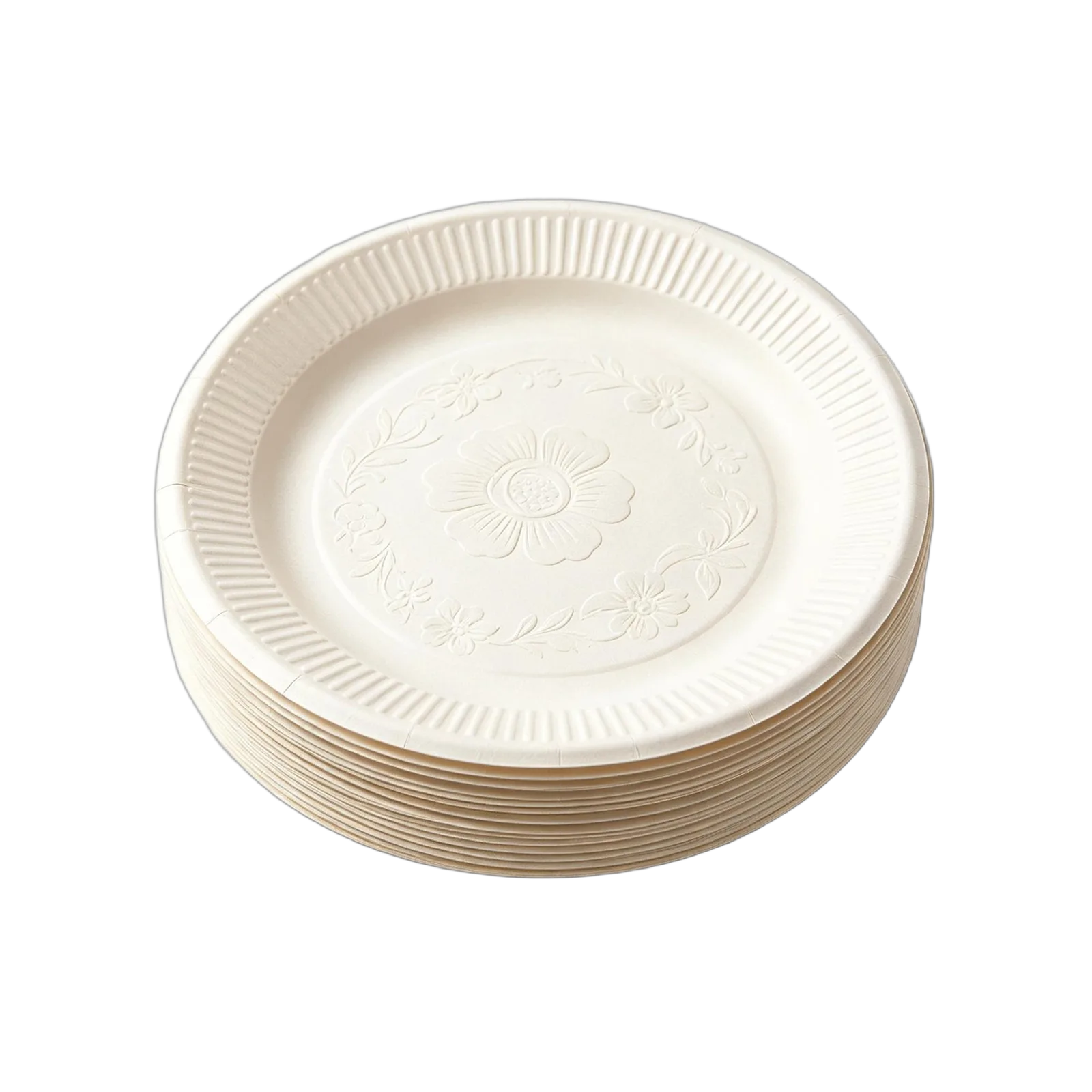 Compostable Paper Plates Factory Supply for Weddings Events Catering and Food Service