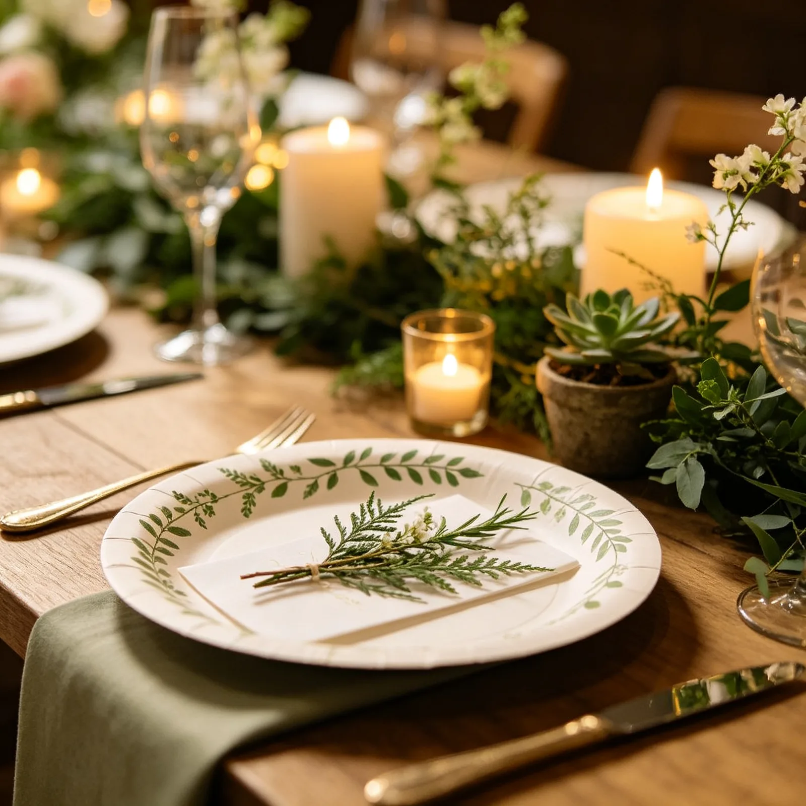 Botanical Table Settings & Garden Events