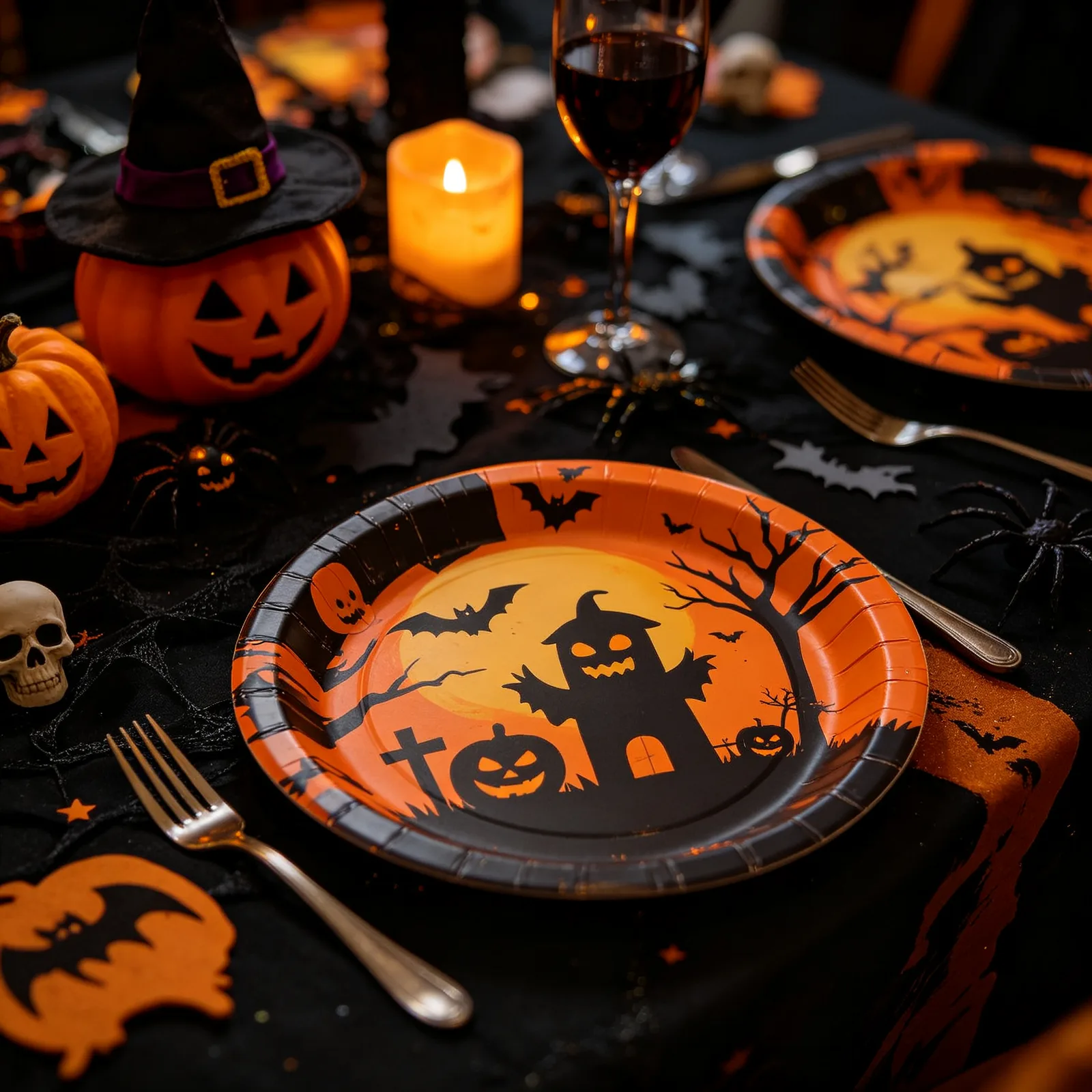 Halloween Parties & Spooky Table Settings