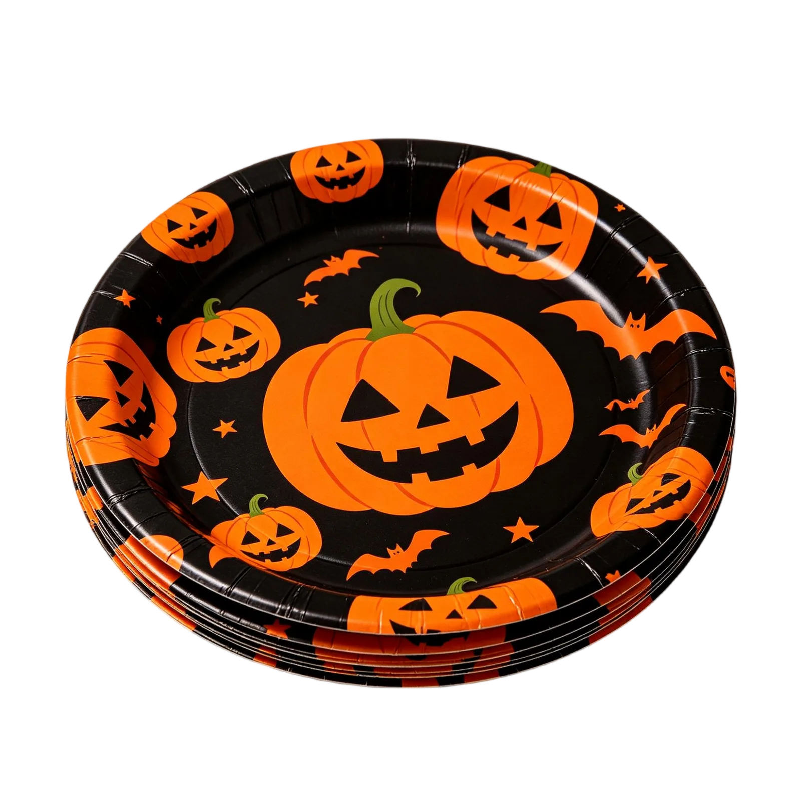 Halloween Paper Plates Wholesale Disposable Party Tableware for Spooky Celebrations