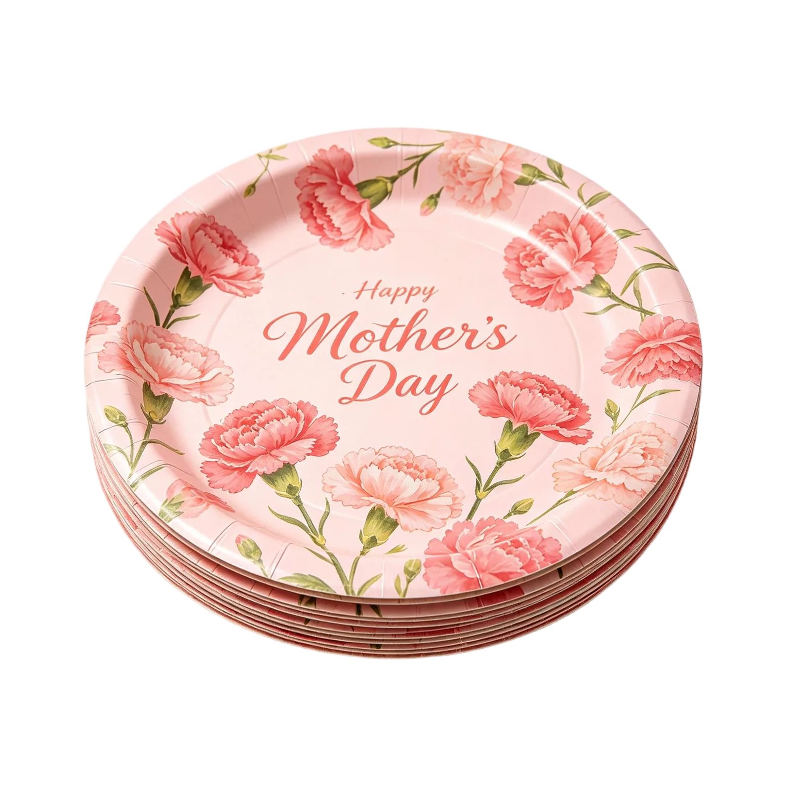 Mothers Day Paper Plates Floral Disposable Tableware for Brunch Tea and Family Events