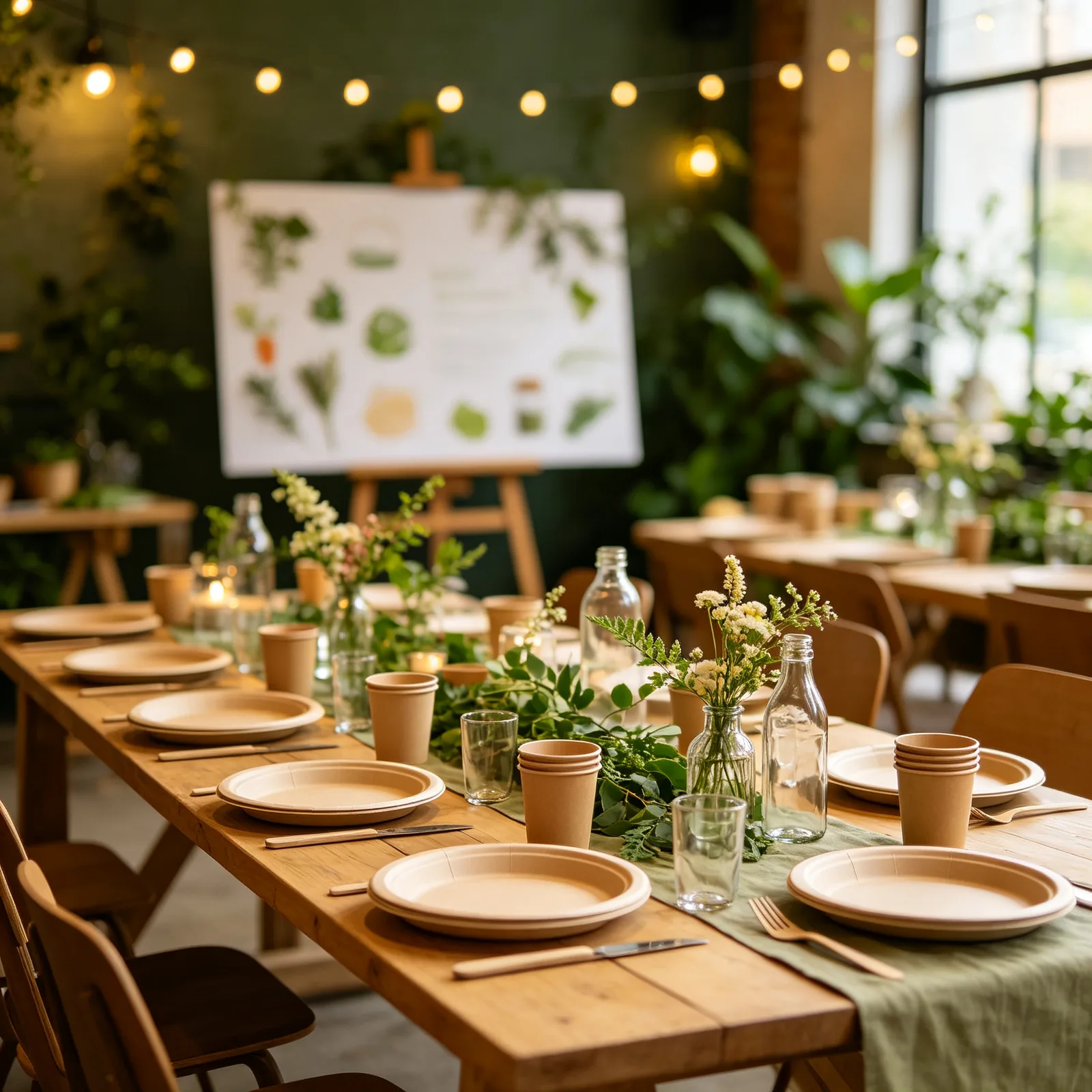Natural Table Styling for Sustainable Events