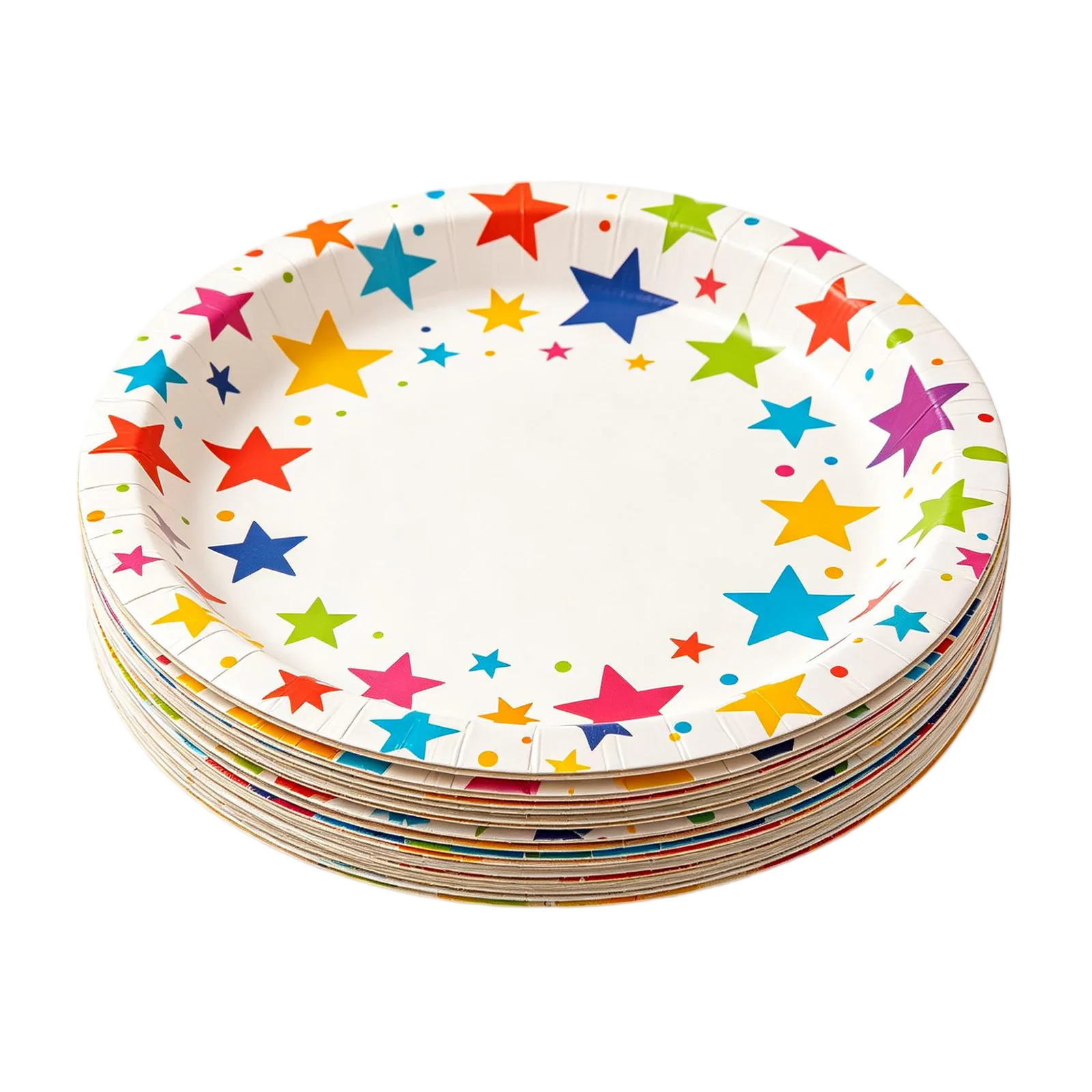Paper Plates for School Events Bulk Disposable Tableware for Classes and Celebrations