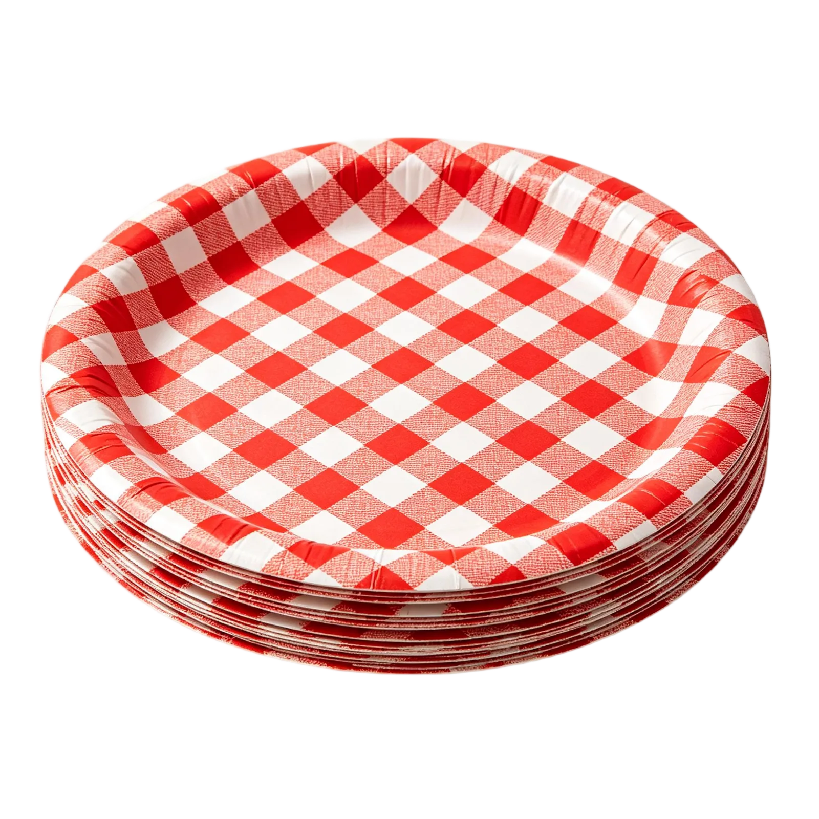 Picnic Paper Plates Lightweight Disposable Dinnerware for Outdoor Meals and Events