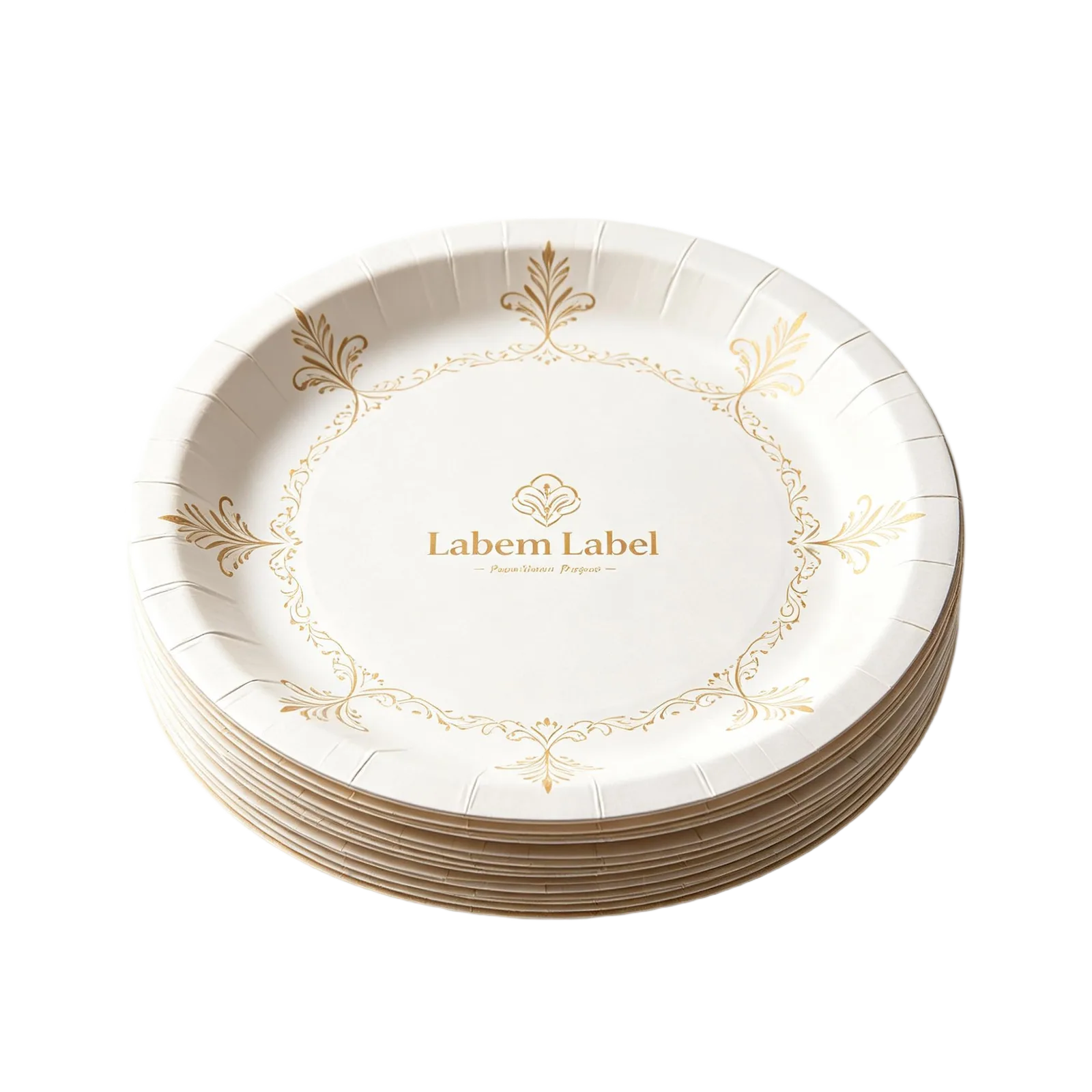 Private Label Paper Plates Bulk Custom Packaging for Supermarkets Distributors and Retail
