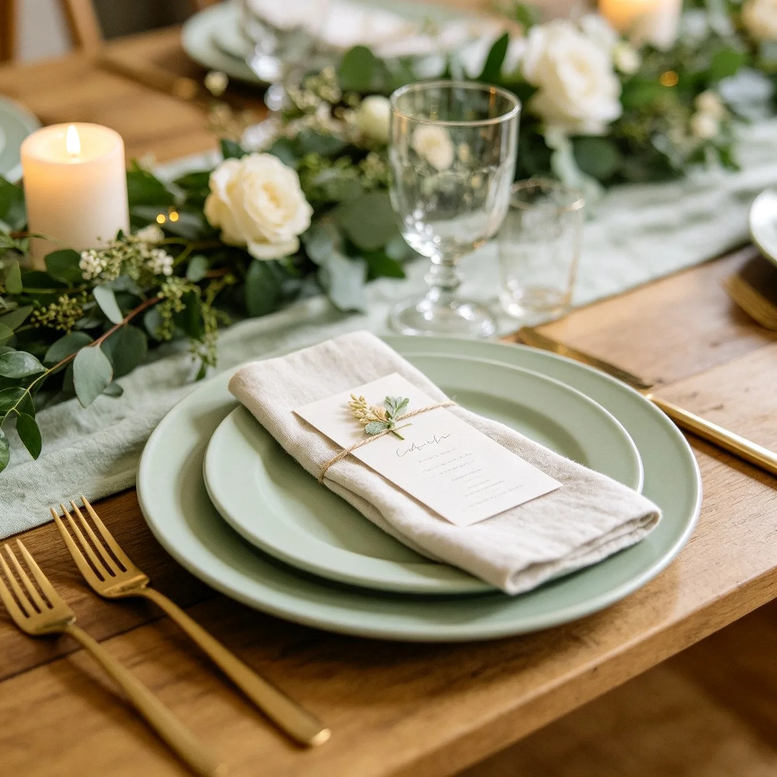 Sage Green Wedding & Shower Styling