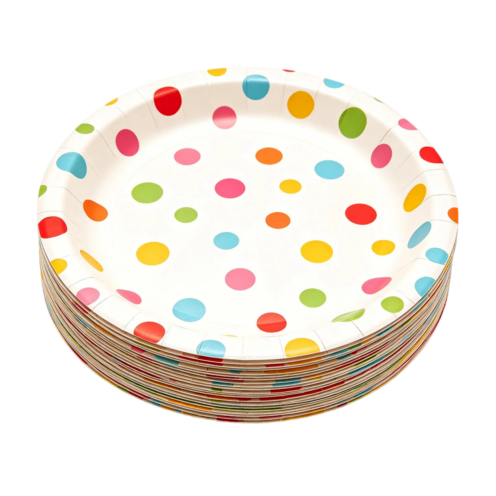 Small Paper Plates Bulk for Desserts Appetizers Birthday Parties and Catering