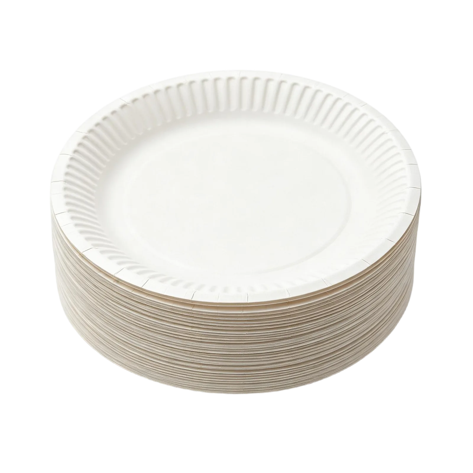 Thick Paper Plates Heavy Duty Disposable Dinnerware for Catering BBQ and Parties