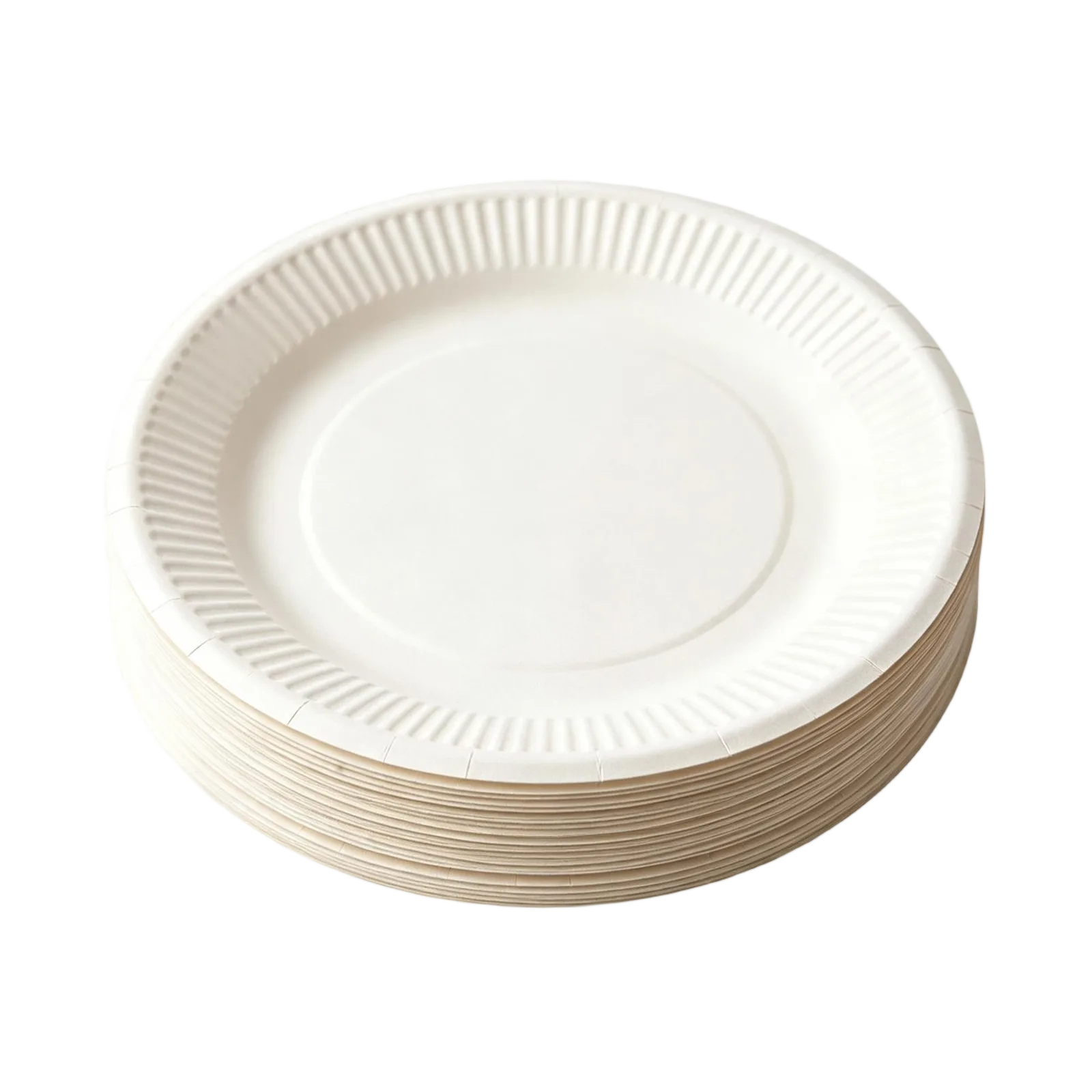 Uncoated Paper Plates Wholesale for Crafts Snacks Desserts and Light Food Service
